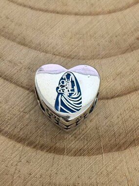 Pandora Costa Rica Exclusive Travel Heart Charm Pendant, S925 Silver Jewelry